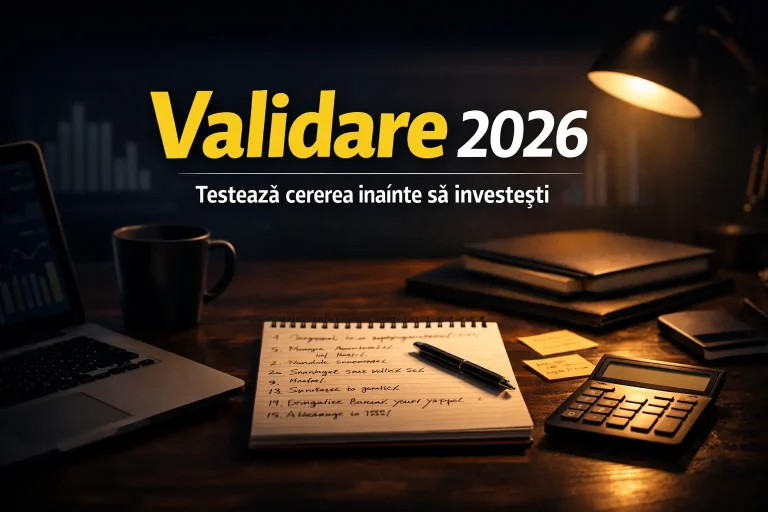 Cum îți validezi ideea de business înainte de lansare