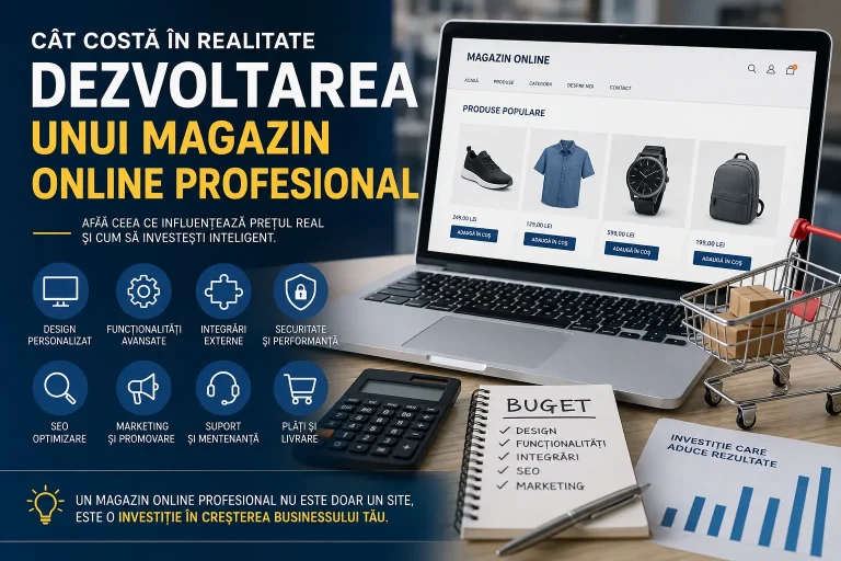 Dezvoltarea unui magazin online profesional: cât costă în realitate? dezvoltarea unui magazin online profesional