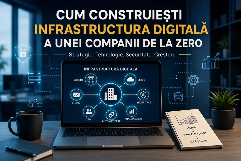 Infrastructura digitală a unei companii: cum o construiești de la zero infrastructura digitală a unei companii